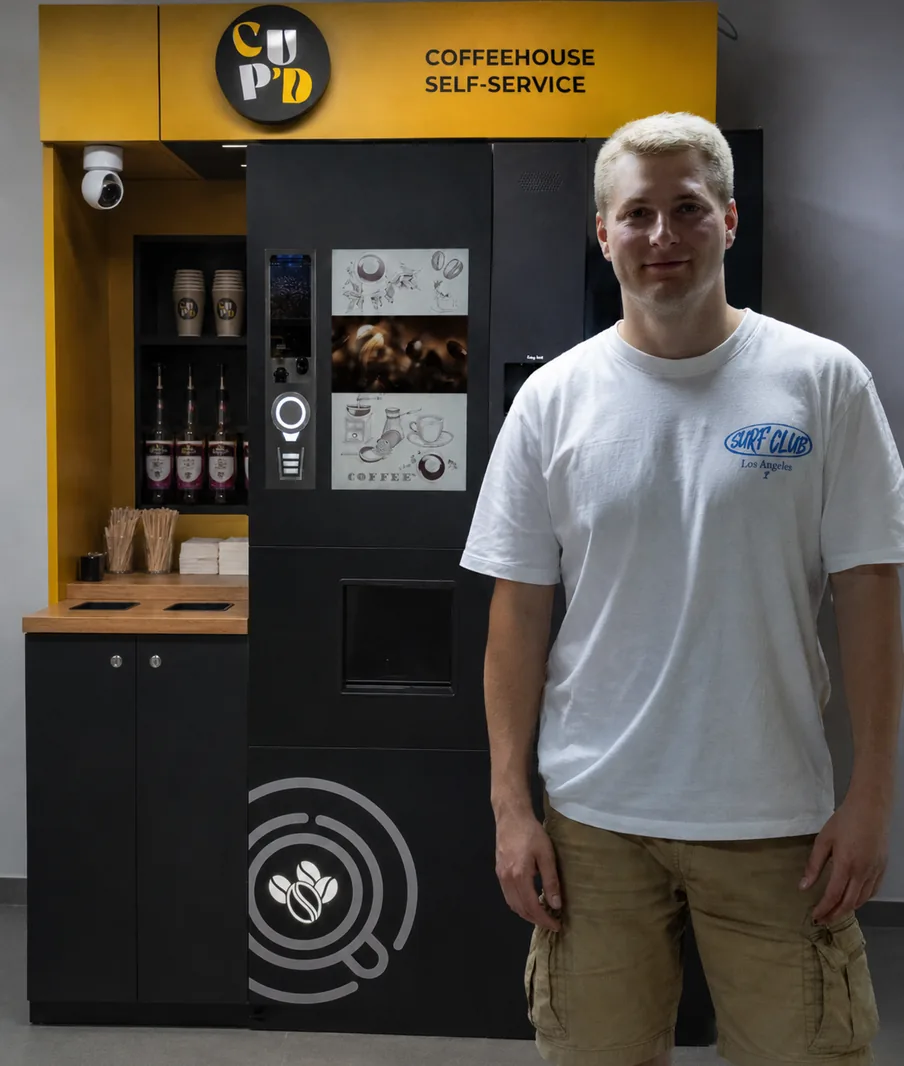 David, Mitgründer von Cup'D