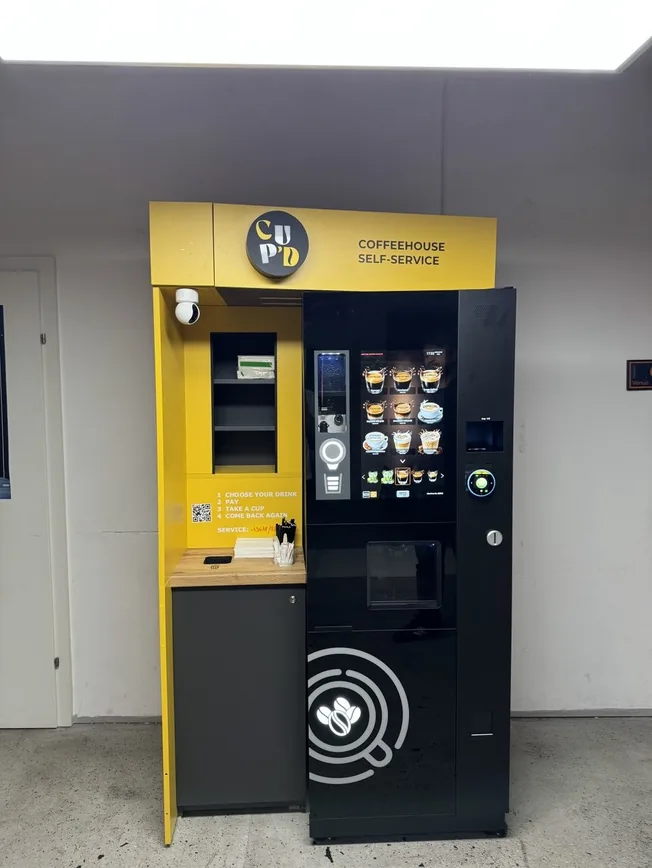 Cup'D-Kaffeestation am Standort