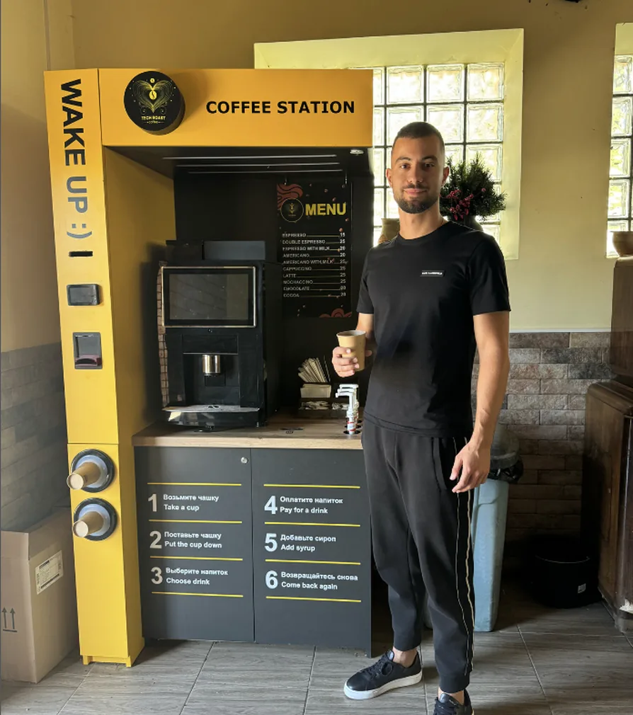 Cup'D-Kaffeestation am Standort